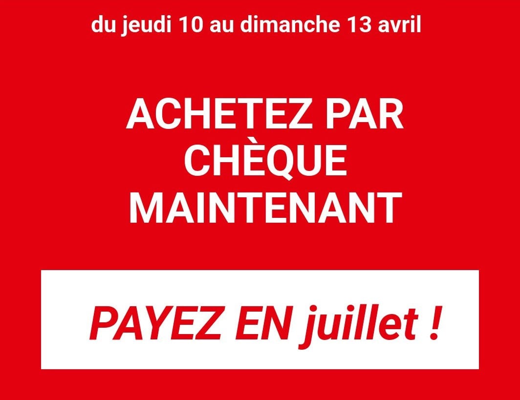 cheque differe